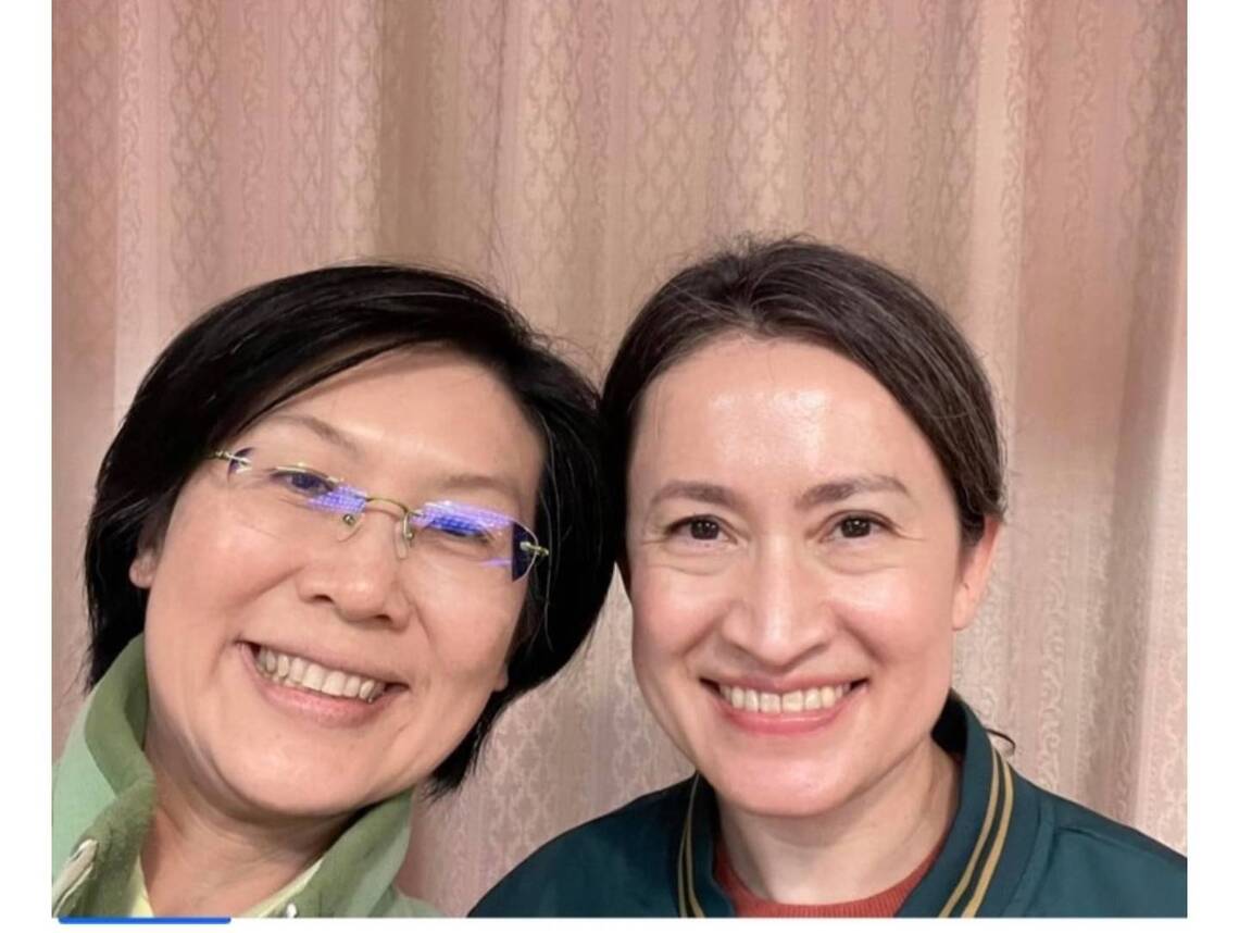 漾新聞|林岱樺與蕭美琴國會自拍 支持者大讚：最強組合
