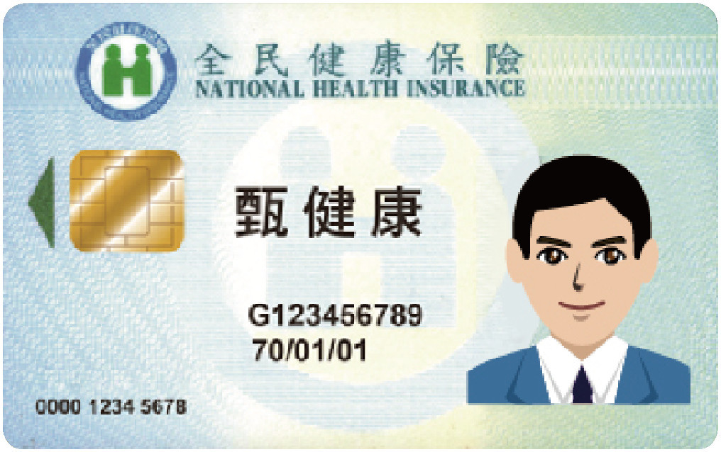 健保卡示意圖（圖／資料照片，圖源：行政院衛福部中央健康保險署）