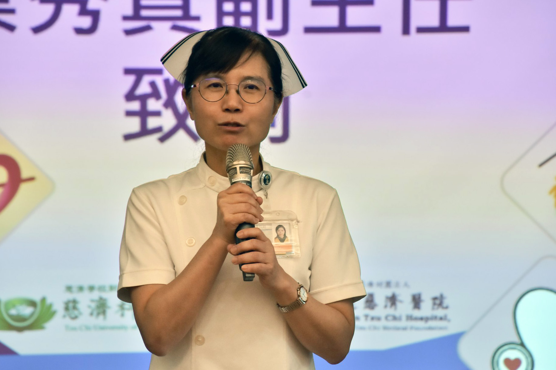 花蓮慈濟醫院護理部副主任葉秀真表示,競賽重點是能力增長,更要有團隊合作、相互補位的思維。
