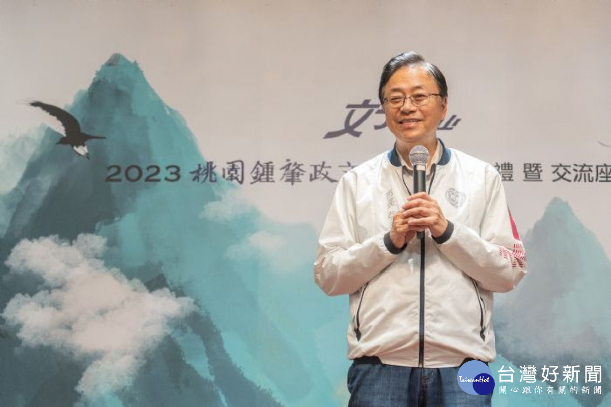 張市長致詞期待得獎者繼續創作，百尺竿頭、更進一步。