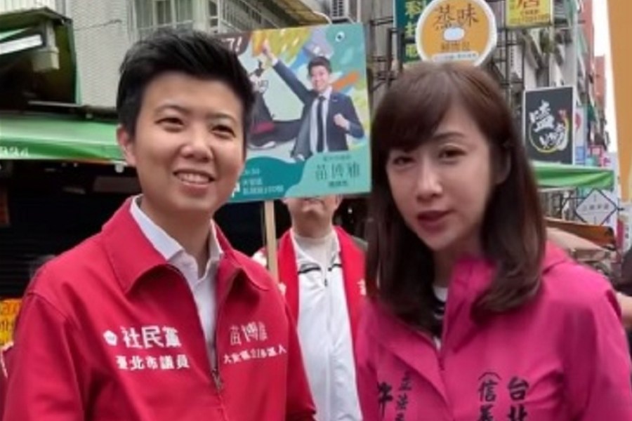 「期盼最強母雞蕭美琴站台」 許淑華、苗博雅選區交界市場聯合催票 289