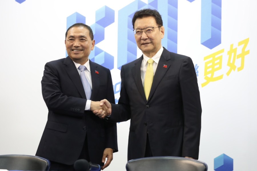 「看得出來柯文哲當選機會低」 趙少康要支持者轉為支持國民黨 282 侯友宜、趙少康24日連袂舉行記者會
