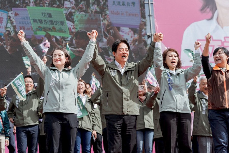 蕭美琴回防花蓮 第一站輔選深藍立委選區 284 蕭美琴回防花蓮 第一站輔選深藍立委選區 283