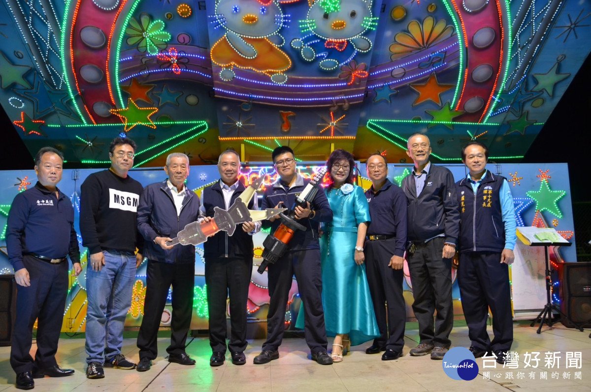  溪湳義消分隊長顧問團長交接