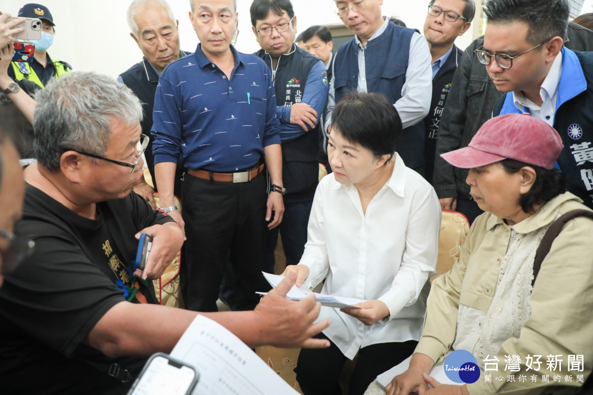 盧市長允諾全力協助災民
