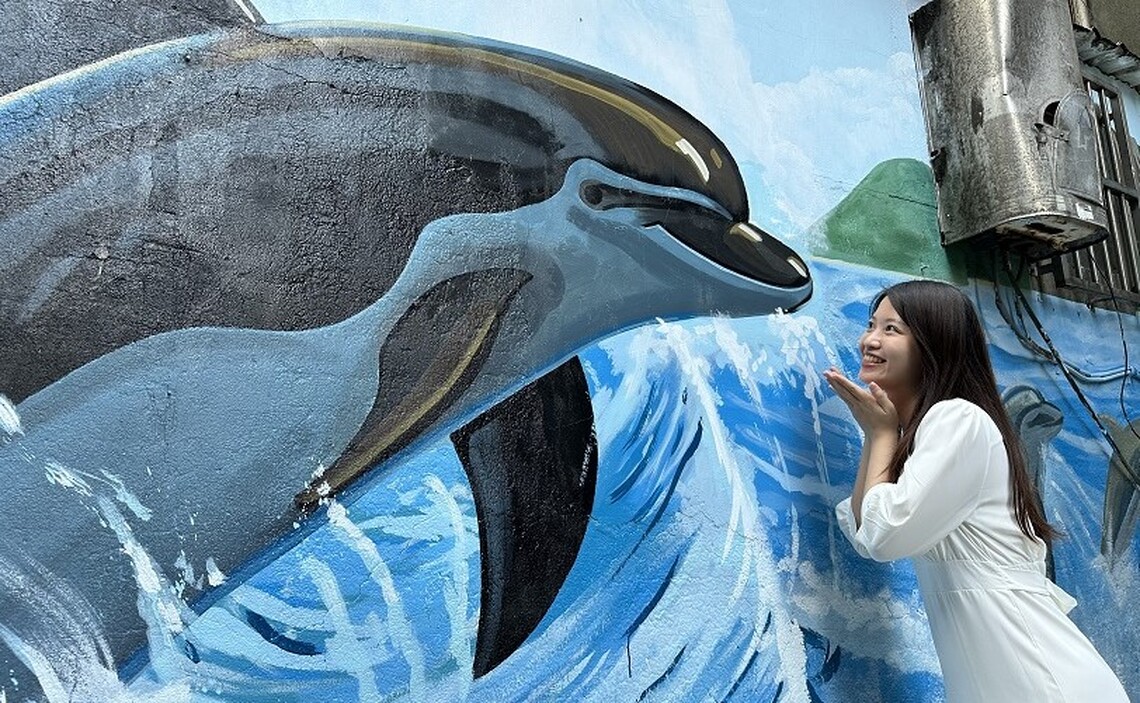 海豚遇見水鳥 一秒進入巷弄的奇幻之旅