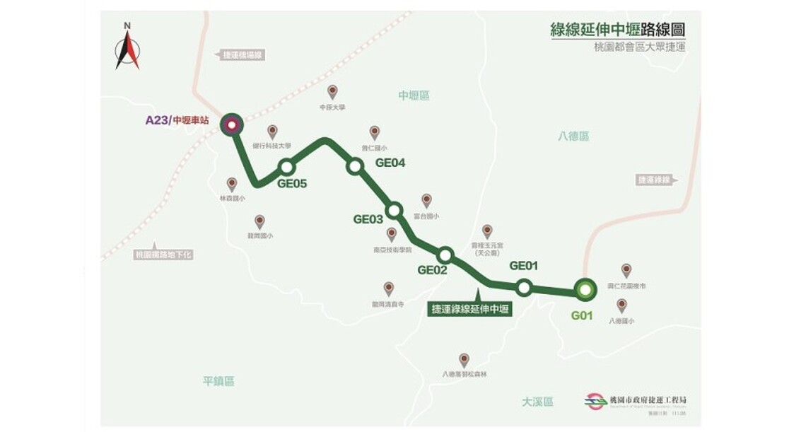 立院交通委員會考察中壢地區軌道建設  桃園市府力拼捷運綠線延伸中壢綜規核定後8年通車