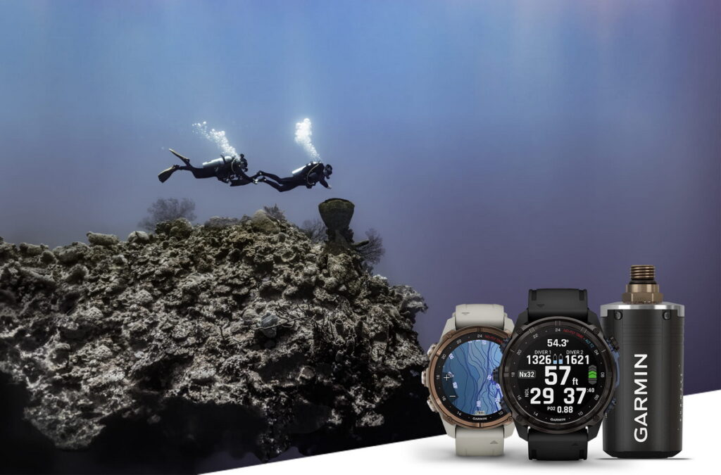 Garmin SubWave潛聲納獨家技術再創水下溝通新紀元,Descent Mk3i、Descent T2發射器支援用戶最先