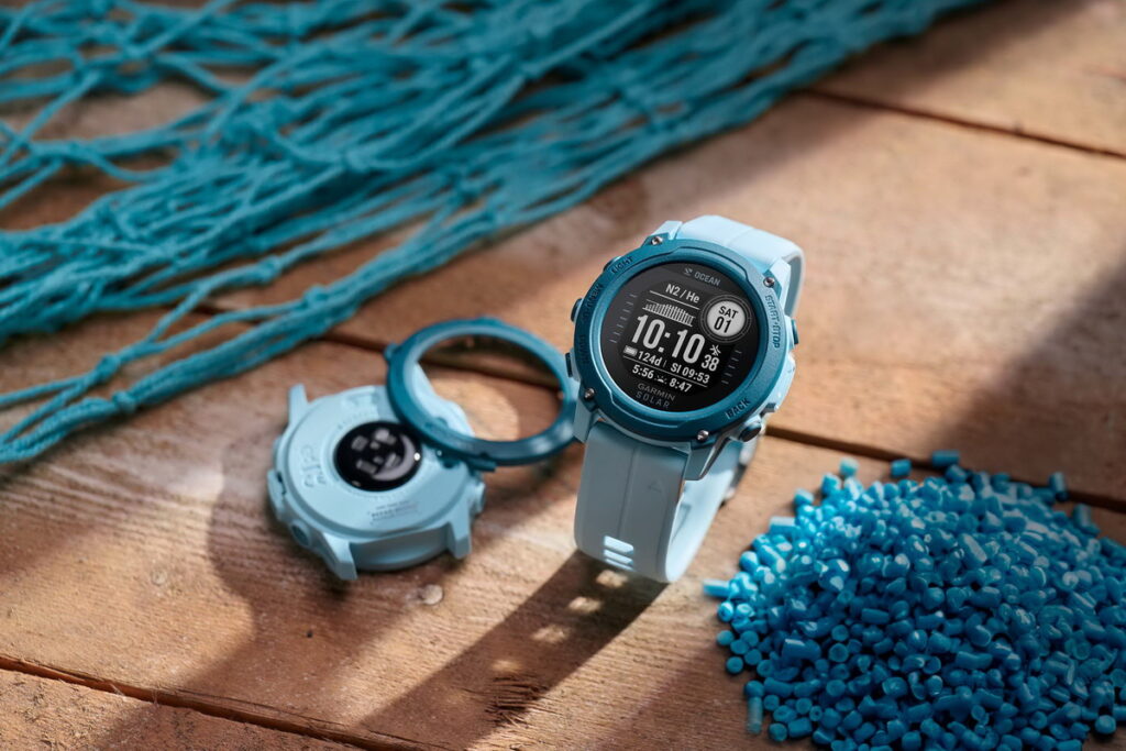 Garmin以環境友善的概念為基石,打造業界首款100_採用回收廢棄漁網重製的「Descent G1 系列