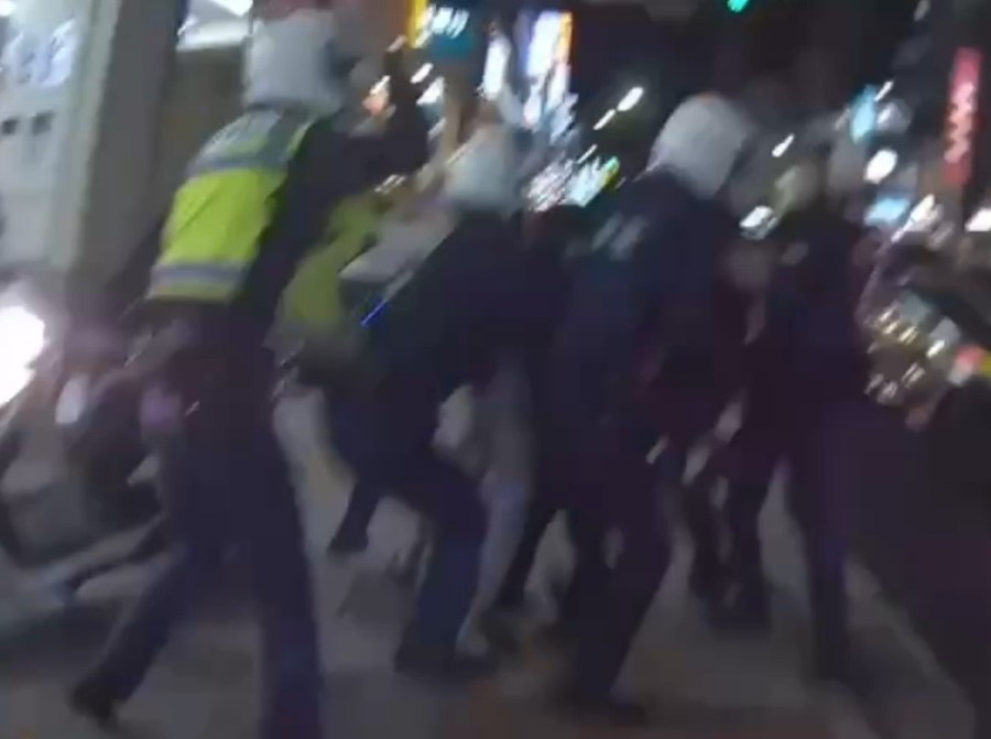 違停遇警忘記身分證號 通緝犯企圖逃逸支援警力強勢逮 212 cnews204231127a10