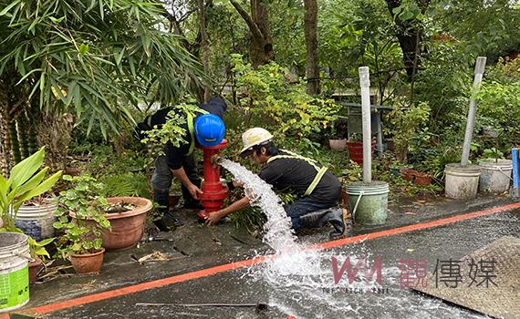 巷弄內消防栓遷移爆爭議 議長張勝德出手化解紛爭