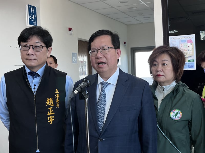 鄭文燦表示,希望司法單位追查變造影像從何而來。中央社