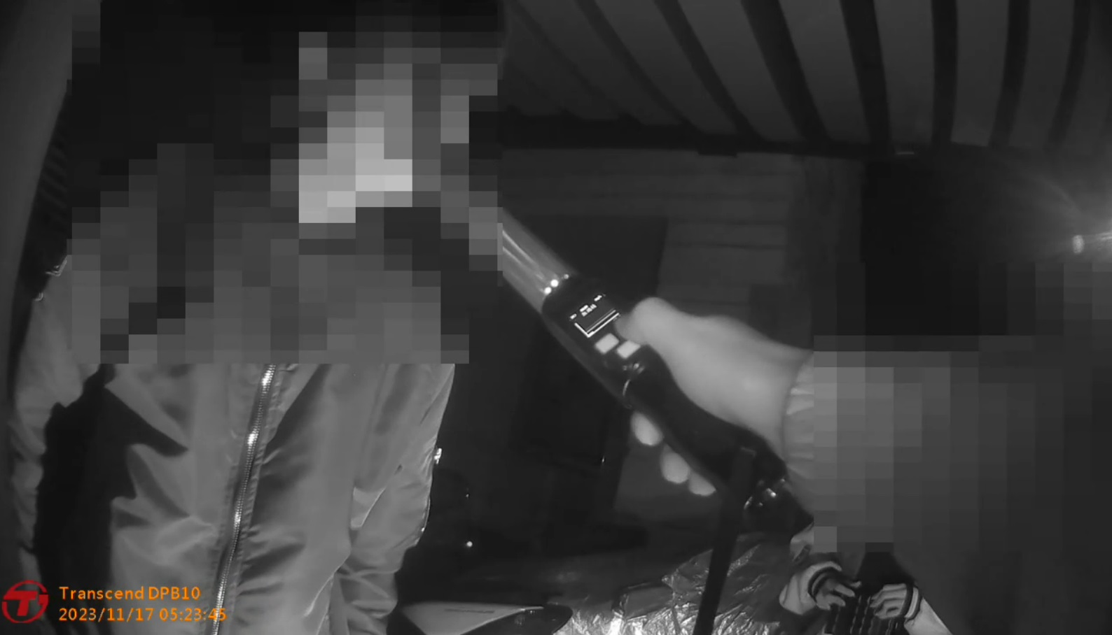 ▲圖說：許姓男子不願酒測使出拖字訣，最後依然酒測值超標，必須拘留室過夜 （圖／台中市政府提供）