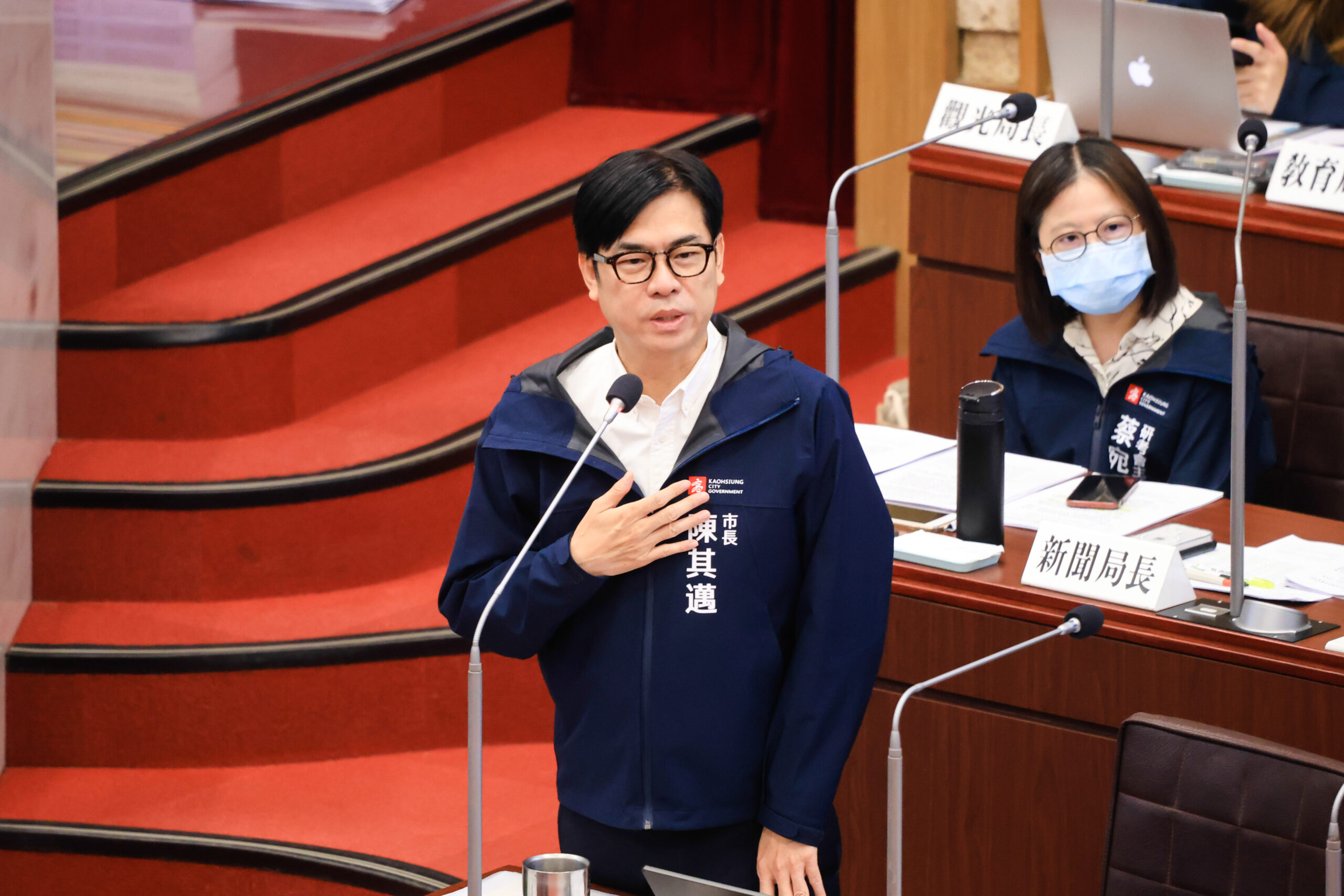 國道七號鳳寮交流道路線調整優化 陳其邁：減少民眾損失 與地方做最好的溝通