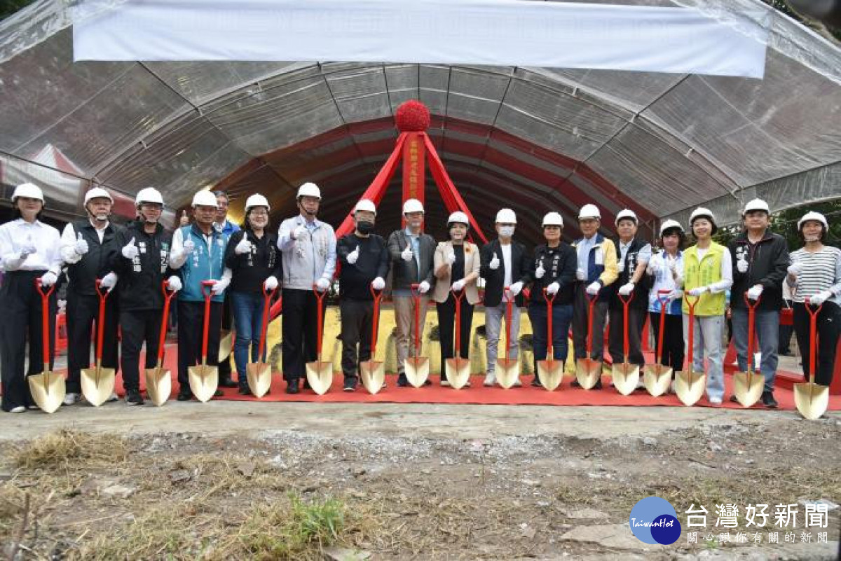 「雲林縣虎尾鎮新舊城區縫合計畫(二期)」今天舉行祈福及動土典禮／林詩涵翻攝