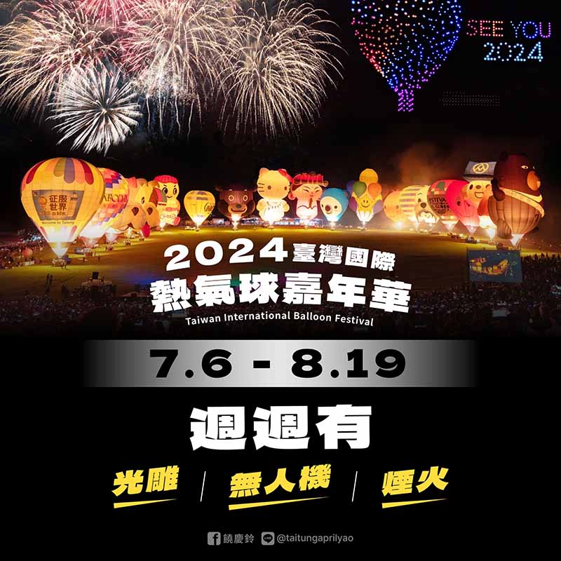 熱氣球活動。圖/台東縣政府