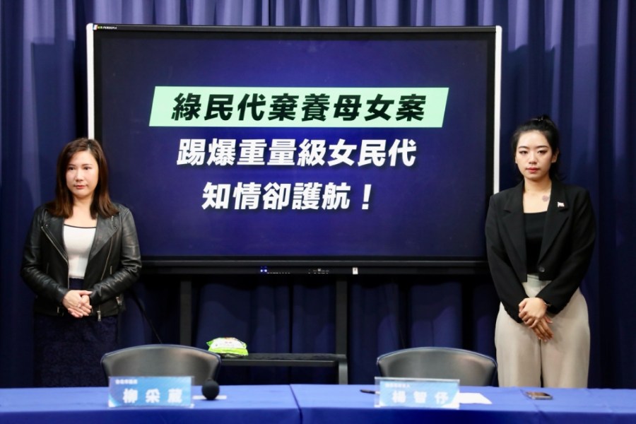 國民黨29日舉行記者會點名民進黨立委何欣純對同黨市議員始亂終棄一事護短