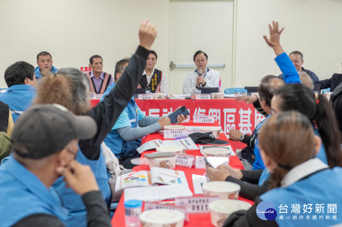 張市長與復興區里長座談。