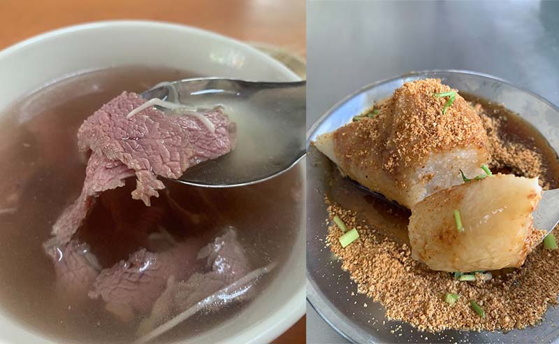 郭巧味牛肉湯、蓮華素食西港菜粽。圖/西港公所提供
