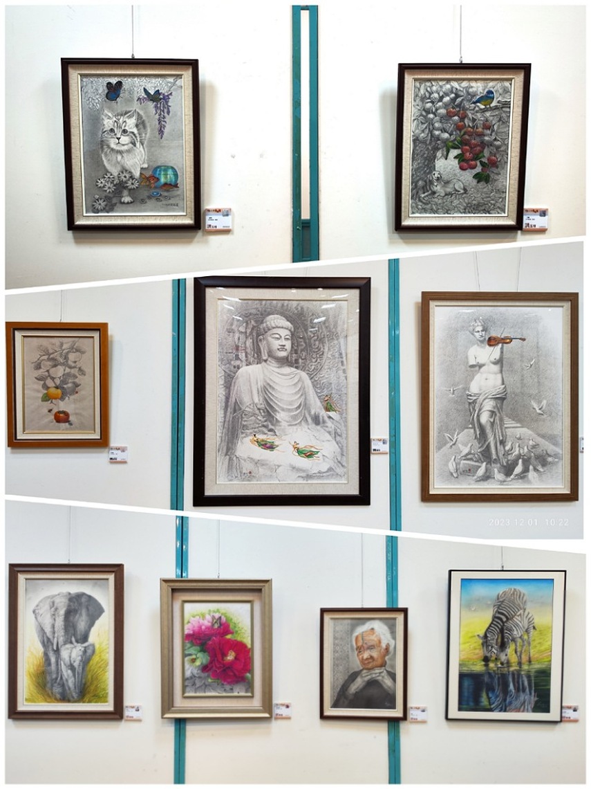黑白之間藝點虹：魏慶發師生創作暨名家作品聯展       12/1起頭份藝術館展出