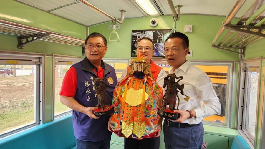朴子配天宮海表聖會 媽祖巡安遶境首次故宮南院搭五分車到蒜頭糖廠