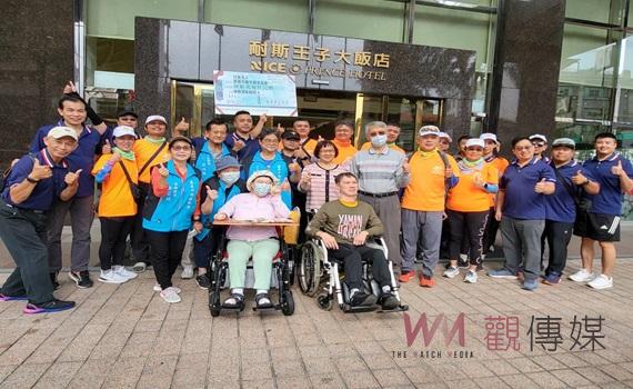徒步環島公益抵嘉   募款40萬3千助腦麻兒