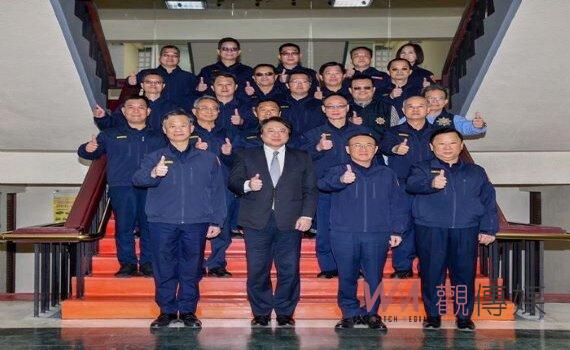 林右昌視察桃市警局 勉發掘賄選情資抑制黑道暴力淨化選前治安