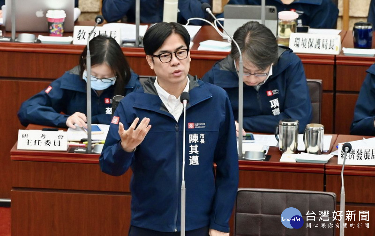 ▲陳其邁表示，市府將會掌握興建期程，也期望台39線能在2027年全線通車。