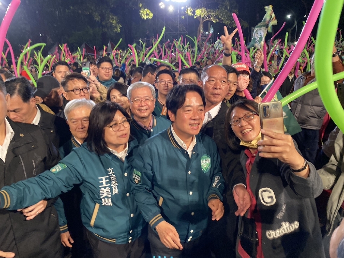民進黨內天王齊聚站台 賴清德王美惠嘉義競總成立