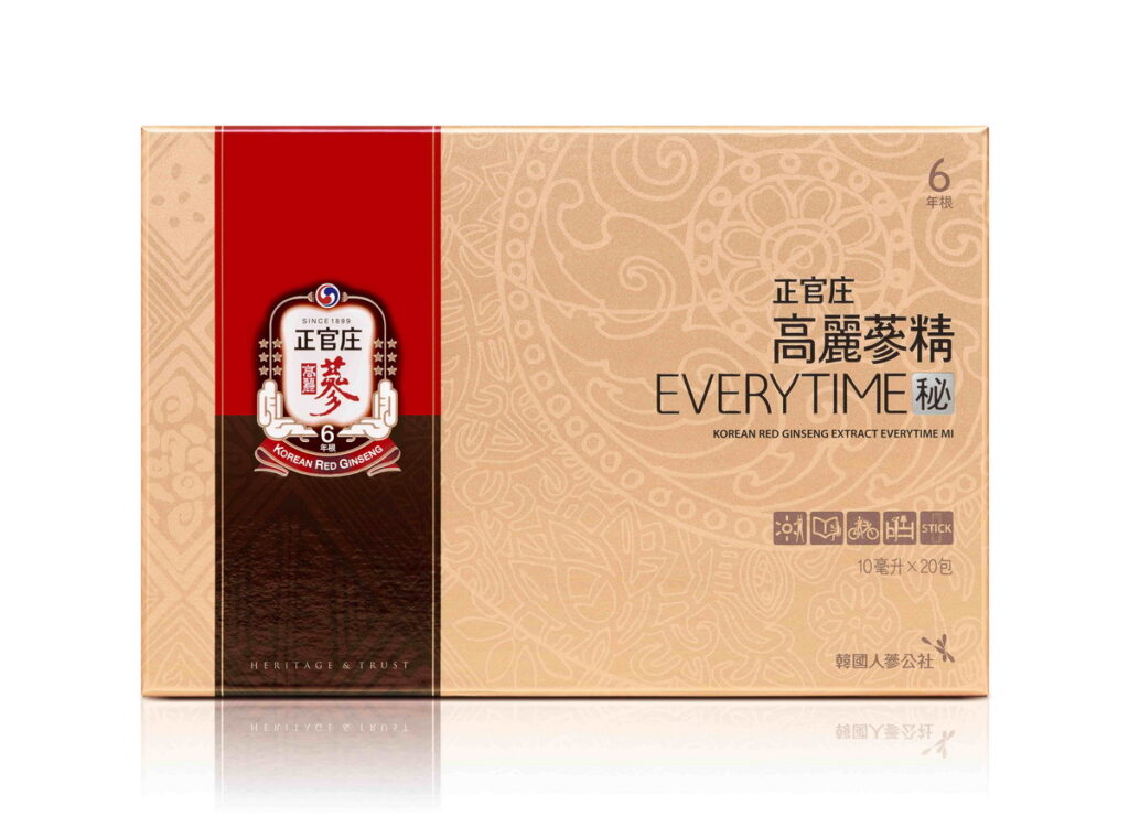 六年根高麗蔘結合甘潤蜂蜜的「高麗蔘精EVERYTIME秘」是養生初學者日常補充的好幫手