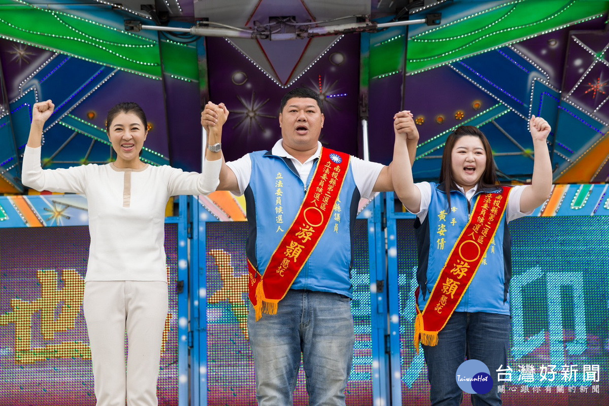 游顥要為南投爭取具有醫學中心規格的醫療環境。（游顥競總提供）
