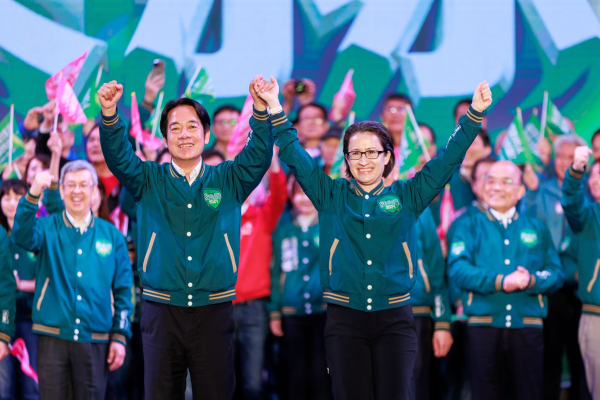 民進黨籍總統參選人賴清德（左）與副總統參選人蕭美琴（右）（圖／翻攝自賴清德Facebook）