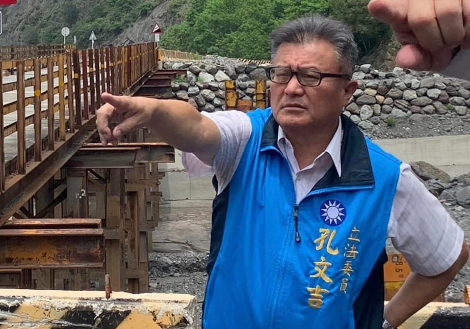 國民黨籍山地原住民立委孔文吉爭取六連霸。翻攝孔文吉臉書