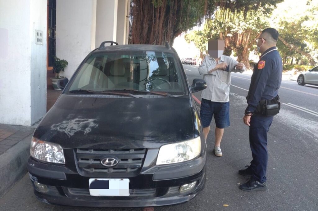 ▲圖說:莊翁記錯車輛停放位置,又誤認江男的同廠同色車輛為其所有,鬧出烏龍 (圖/台中市政府提供)