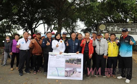 (有影片)/挹注虎尾1300萬改善道路排水 張麗善:縣府公所攜手強化建設