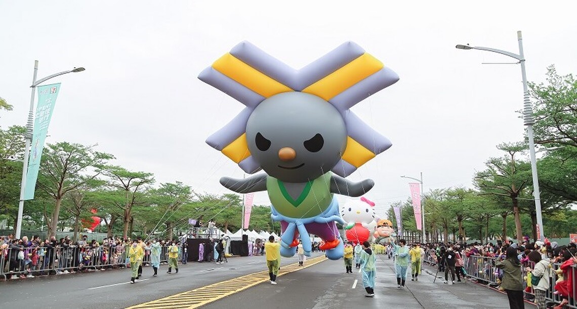 亞洲最大全台唯一2023 OPEN!大氣球遊行 12/9與高雄熊相約時代大道見