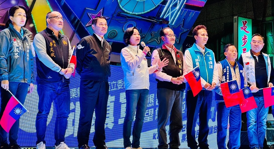 侯友宜5日晚上苗栗造勢     2萬民眾擠爆現場