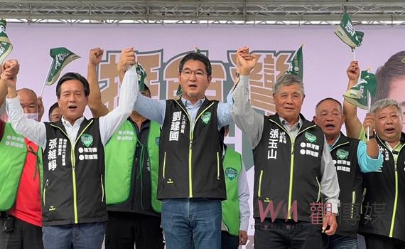 賴清德劉建國林內聯合競選總部成立 現場氣氛熱烈千人齊聲呼喊「凍蒜」