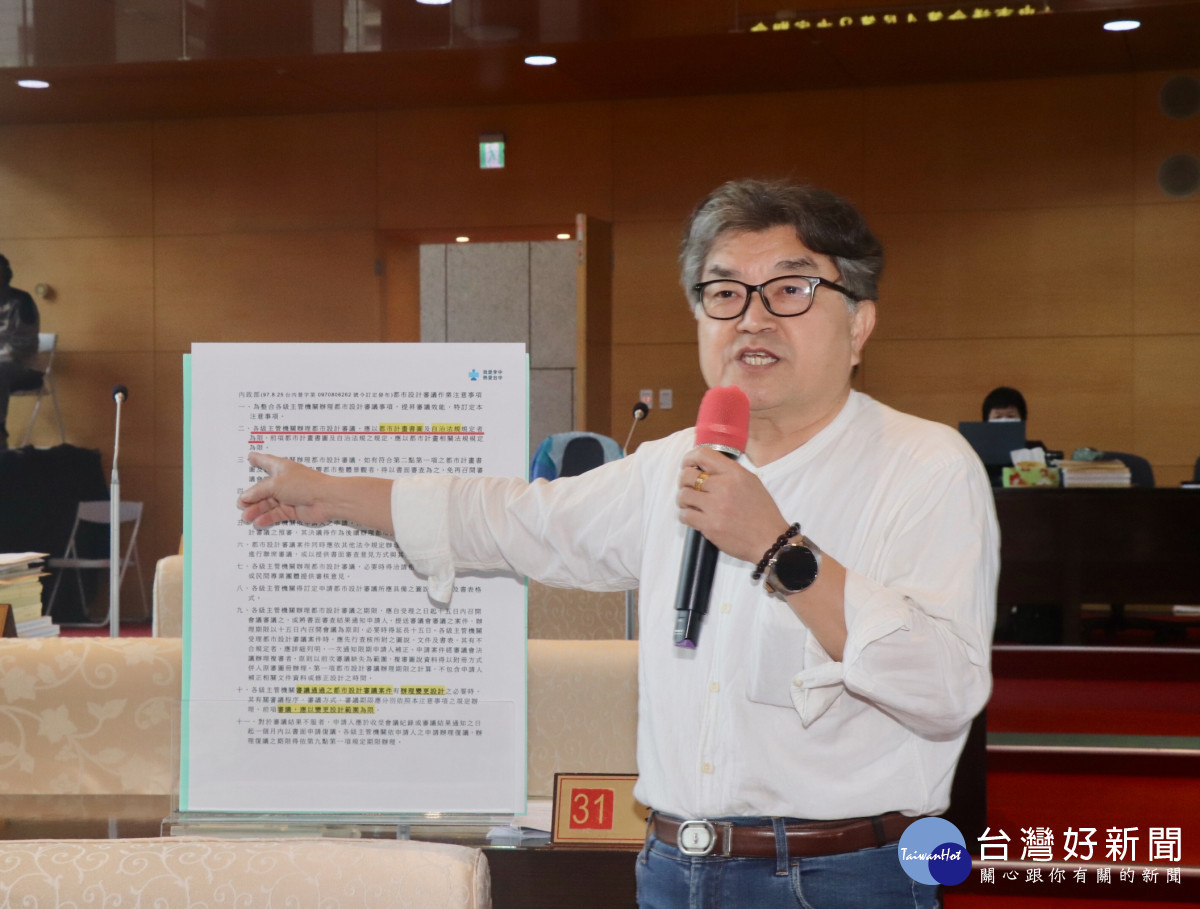以「共享車位」卡開發案?李中議員砲打交通局都審委員