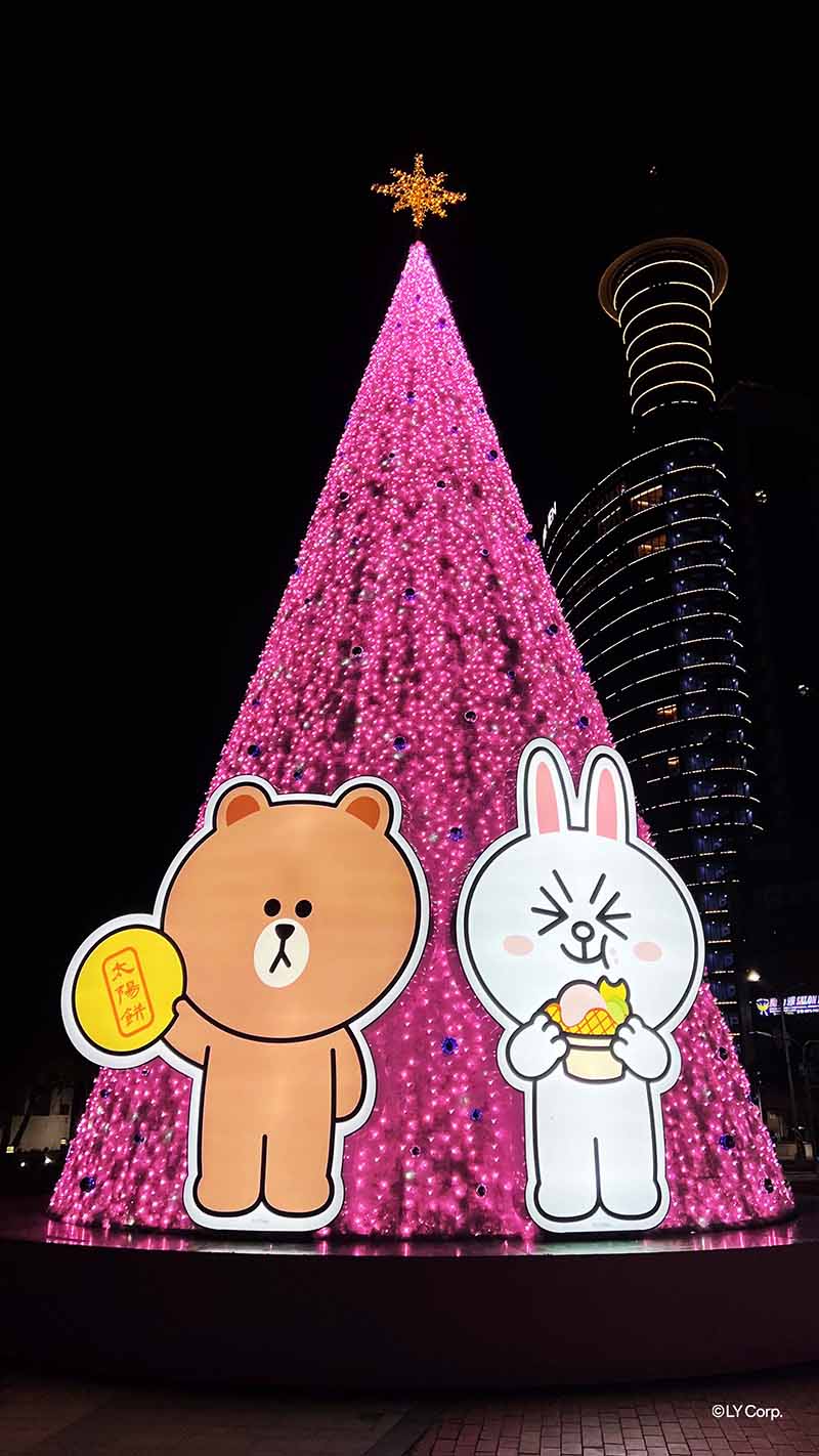 甜蜜音樂盒耶誕樹。圖/台中市政府