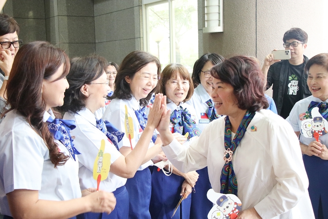 112年愛嘉女童軍「神隊友我+1」國際女孩日慶祝活動 嘉義市長黃敏惠勉勵打造韌性下一代