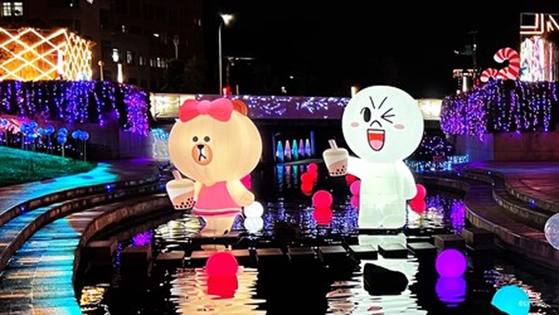 年末就是要到台中耶誕嘉年華！ LINE FRIENDS好友來樂 熊大、兔兔在台中等你