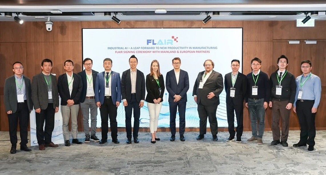 香港工業人工智慧及機械人研發中心(FLAIR)與十家內地及歐洲企業達成合作 推動新質生產力 實現製造業飛躍