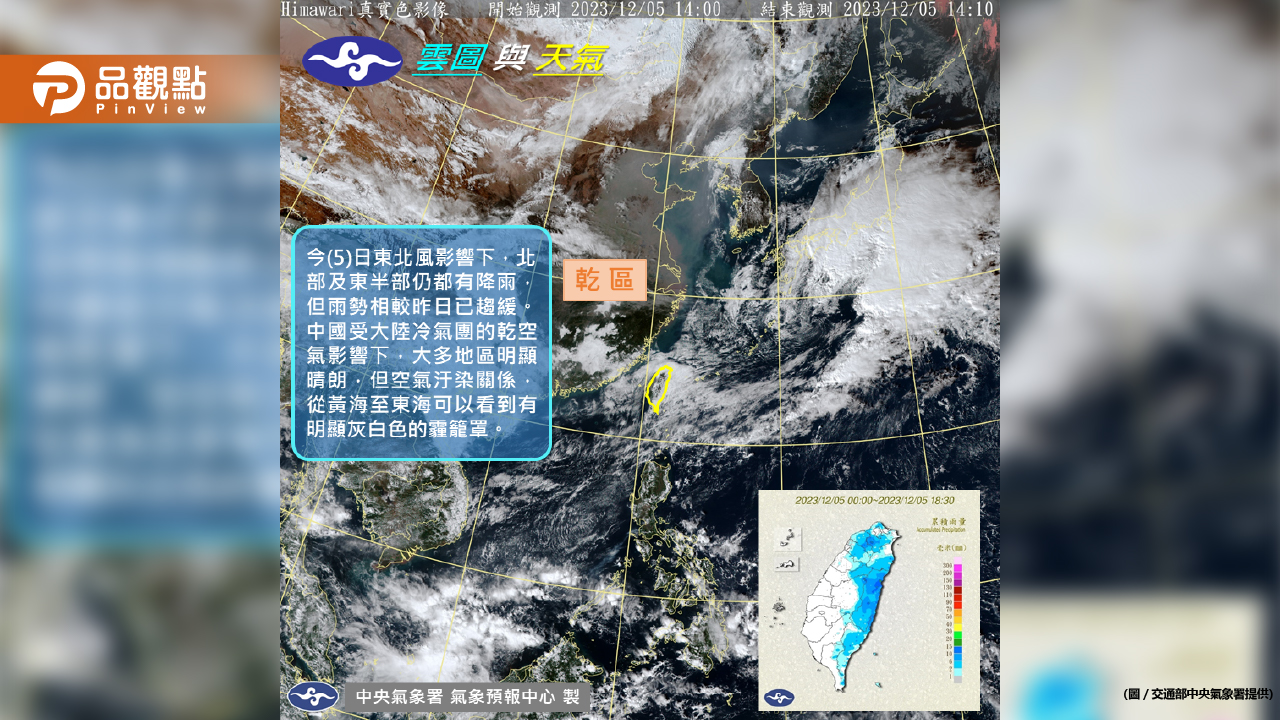 《氣象預報》東北季風來了,「這些地區」有明顯雨勢!