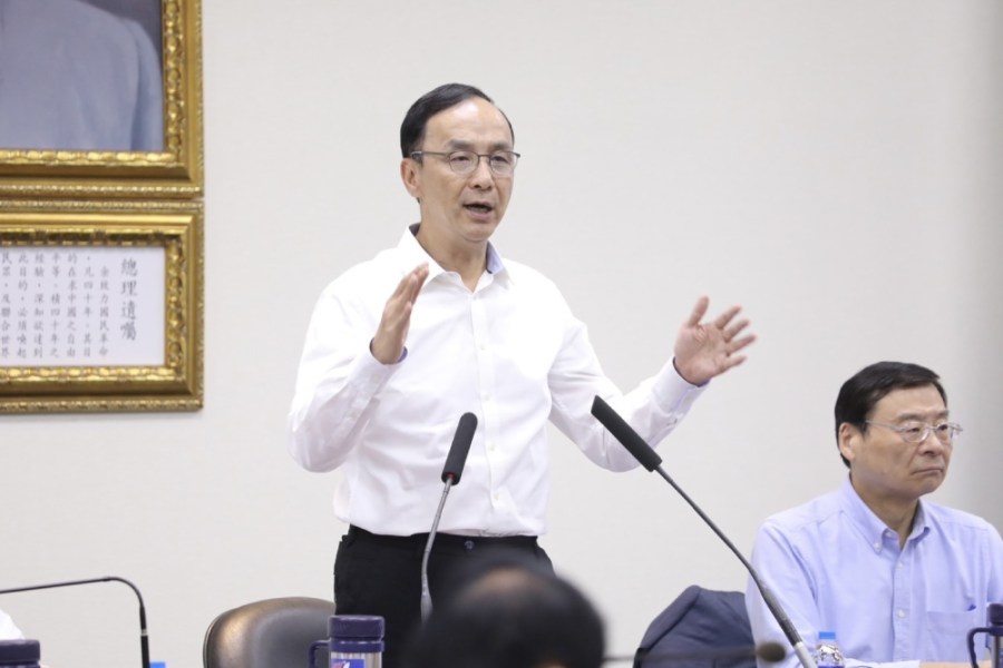 趙少康喊郭台銘回來吧!朱立倫自責「有不滿怪他」 214 朱立倫資料照