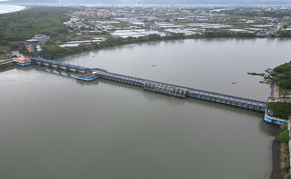 五結防潮閘門改善工程動土 預計116年中完工屆時將成宜蘭新景觀亮點