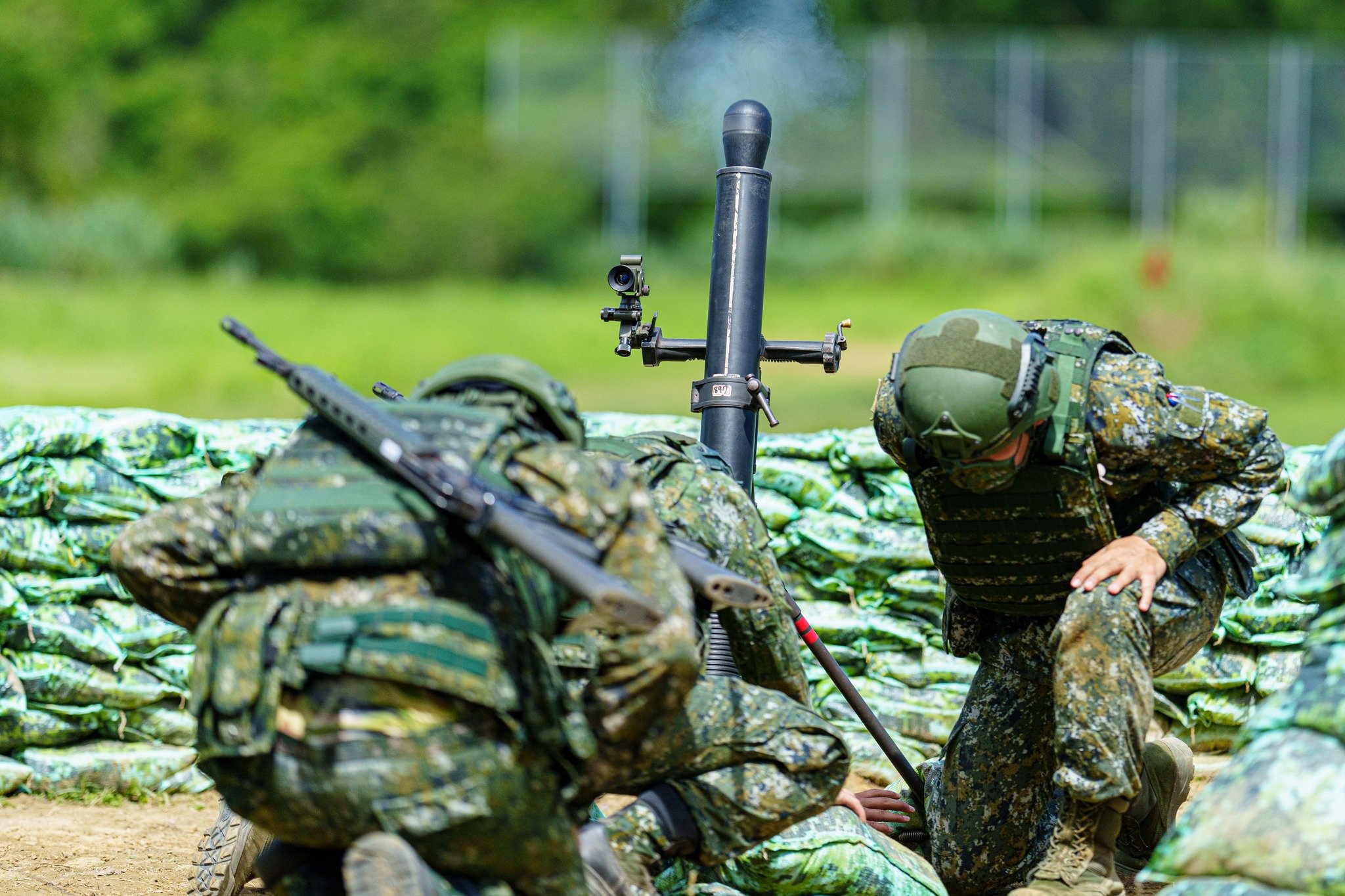 陸軍再傳輕生憾事,圖為203旅訓練畫面。資料照片