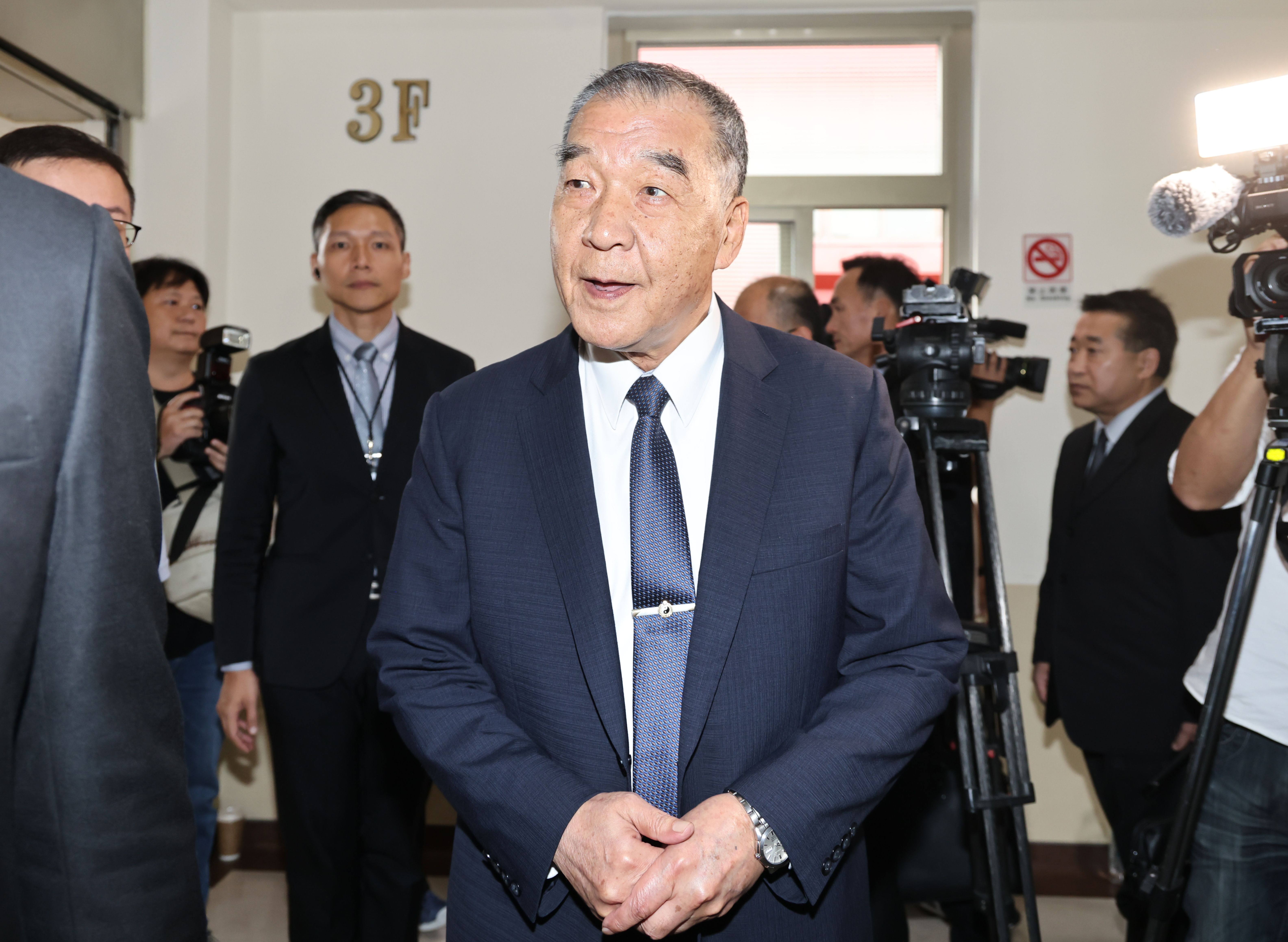 國防部長邱國正。資料照片/林啟弘攝