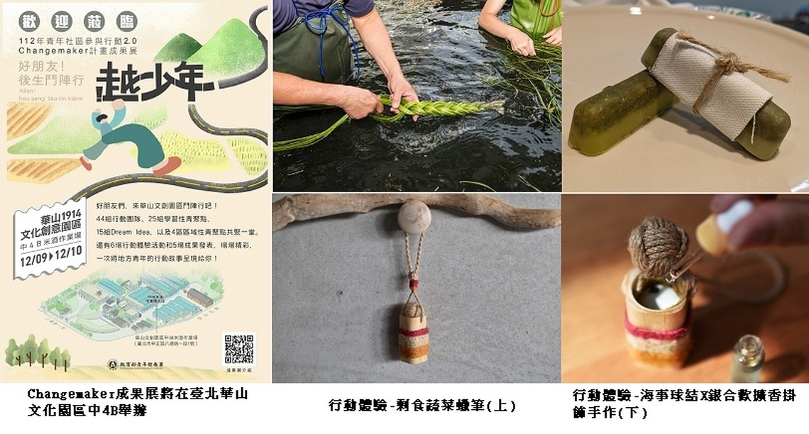 青年署社區參與行動年度成果展 帶您橫越臺灣城鄉一起「越少年」