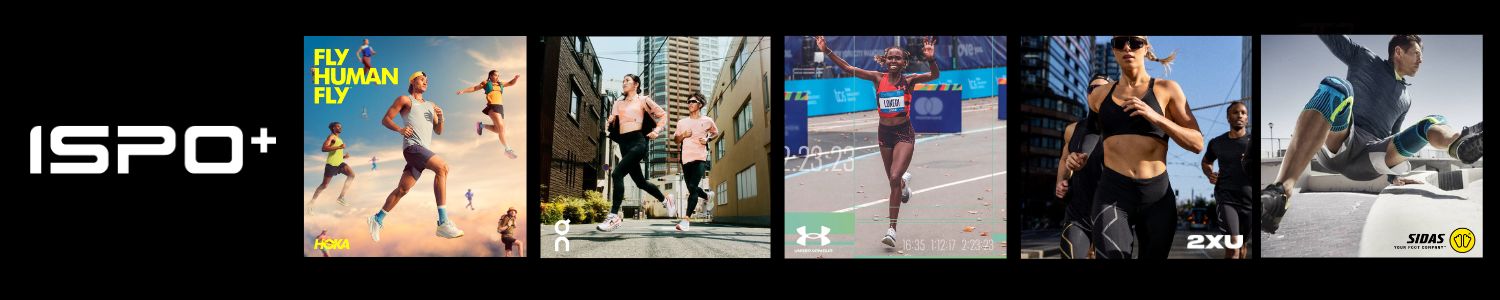 ISPO+ 聯合展出 HOKA 、瑞士昂跑及 UA 跑鞋 (攤位#124)